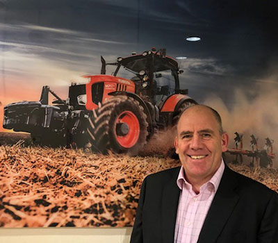 Rob Edwards from Kubota – experts in farming technology 