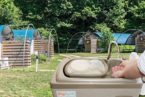 portable washing facilities