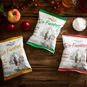 Two Farmers Crisps Launch The UK’s First 100% Compostable Crisp Range